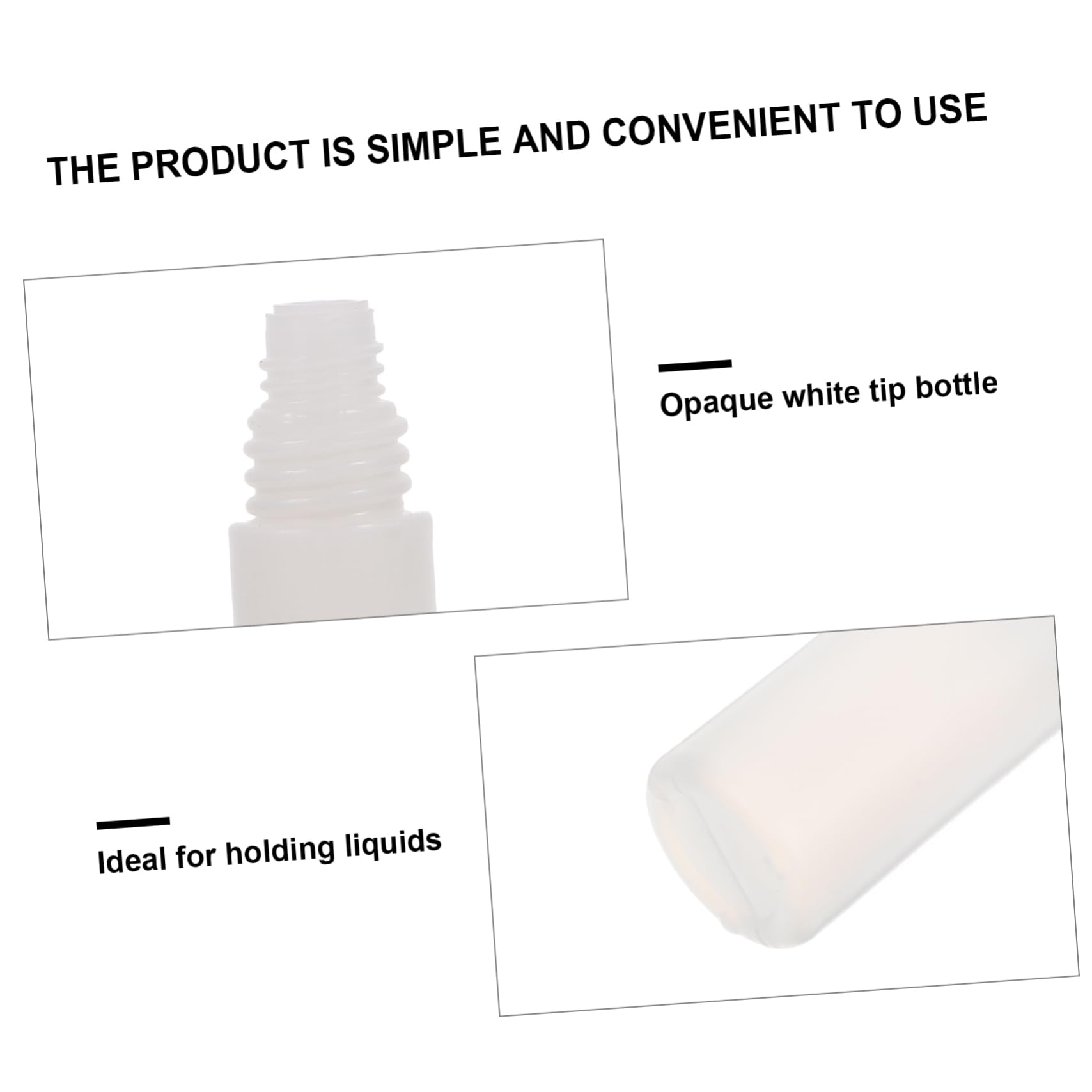 Pegamento Líquido para Manualidades Blanco 6ml, 50 Piezas