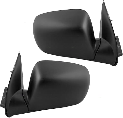 Miniatura 2 de Brock - Juego de espejos de repuesto para puerta lateral eléctrica para conductor y pasajero, texturizados, compatibles con camioneta Colorado