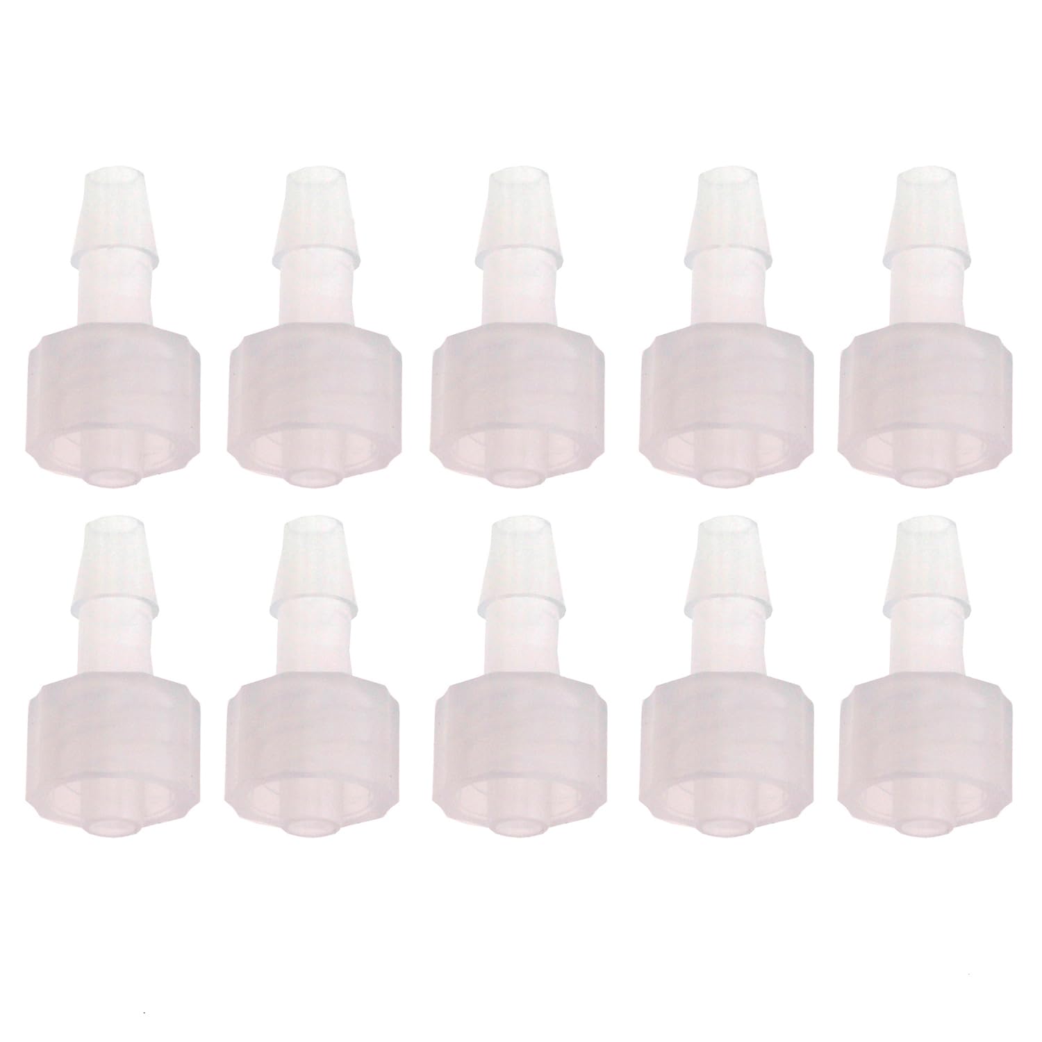10 pcs Mâle Luer Lock 5/32 "Polycarbonate Tuyau Barb Adaptateur pour Laboratoire Biochimique Analytique Instruments
