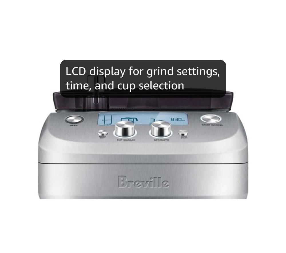 Amazon.com: Breville BDC650BSS Cafetera de Control de Molienda con