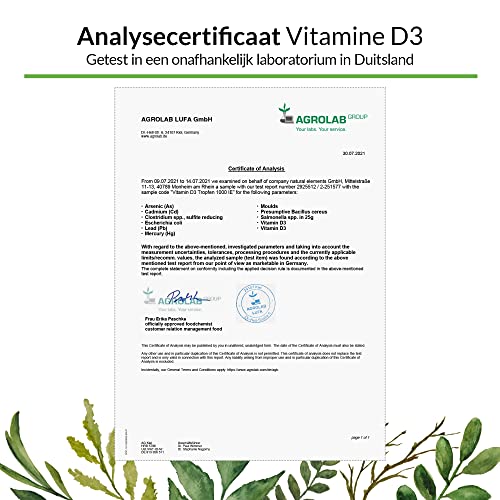 Vitamine D3 – 1000 I.E. per druppel – 50 ml (1750 druppels) – In kokosolie met middellange vetzuurketens – Hoge dosering… - Image 5