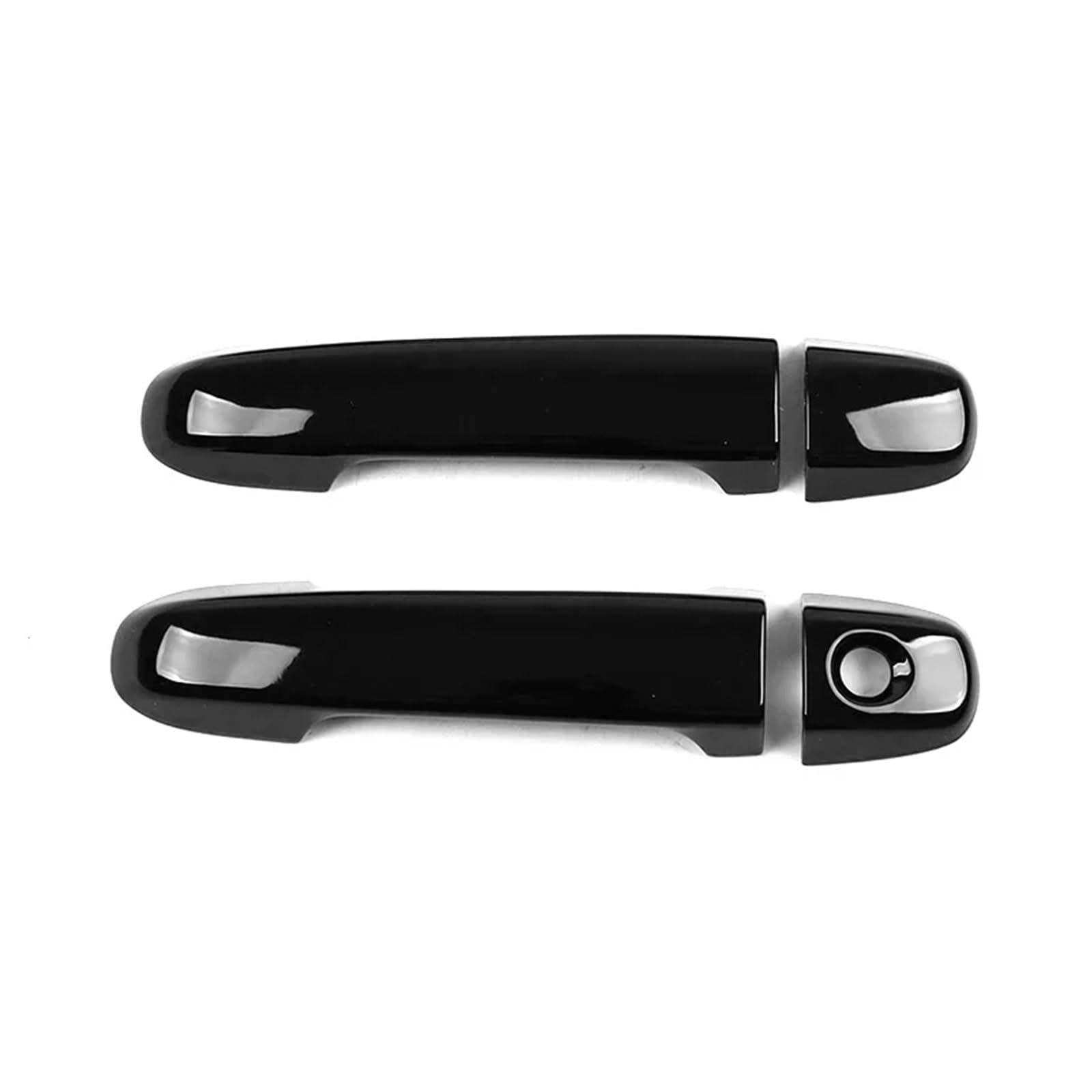 Bqwyedpl 2 1Hole Bright Black Fit For Subaru Fit For Forester 2019-2024 Door Handle Bowl Modification Accessories Car Door Latch Handle(2 1Hole Bright Black)