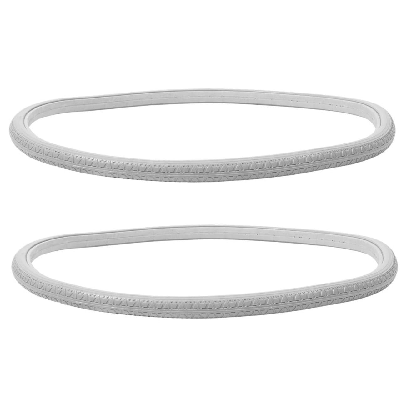 Operitacx 2 Stück Elastische Pu Ersatzreifen für Rollstühle 24 Zoll Pannensichere Vollgummireifen ohne Aufpumpen Robustes Rollstuhlzubehör für Drinnen und Draußen