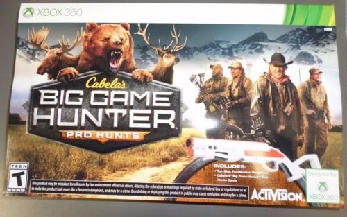 XBOX 360 Cabela's: Big Game Hunter Pro Hunts Bundle with Gun BRAND NEW SEALED