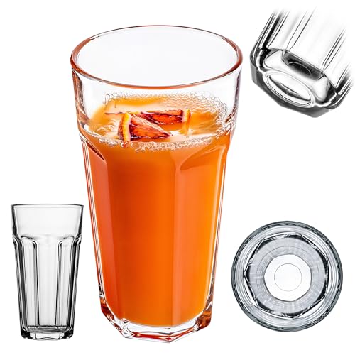 KADAX vaso grande de 635 ml, cristal, para agua, zumo, cócteles y refrescos, café