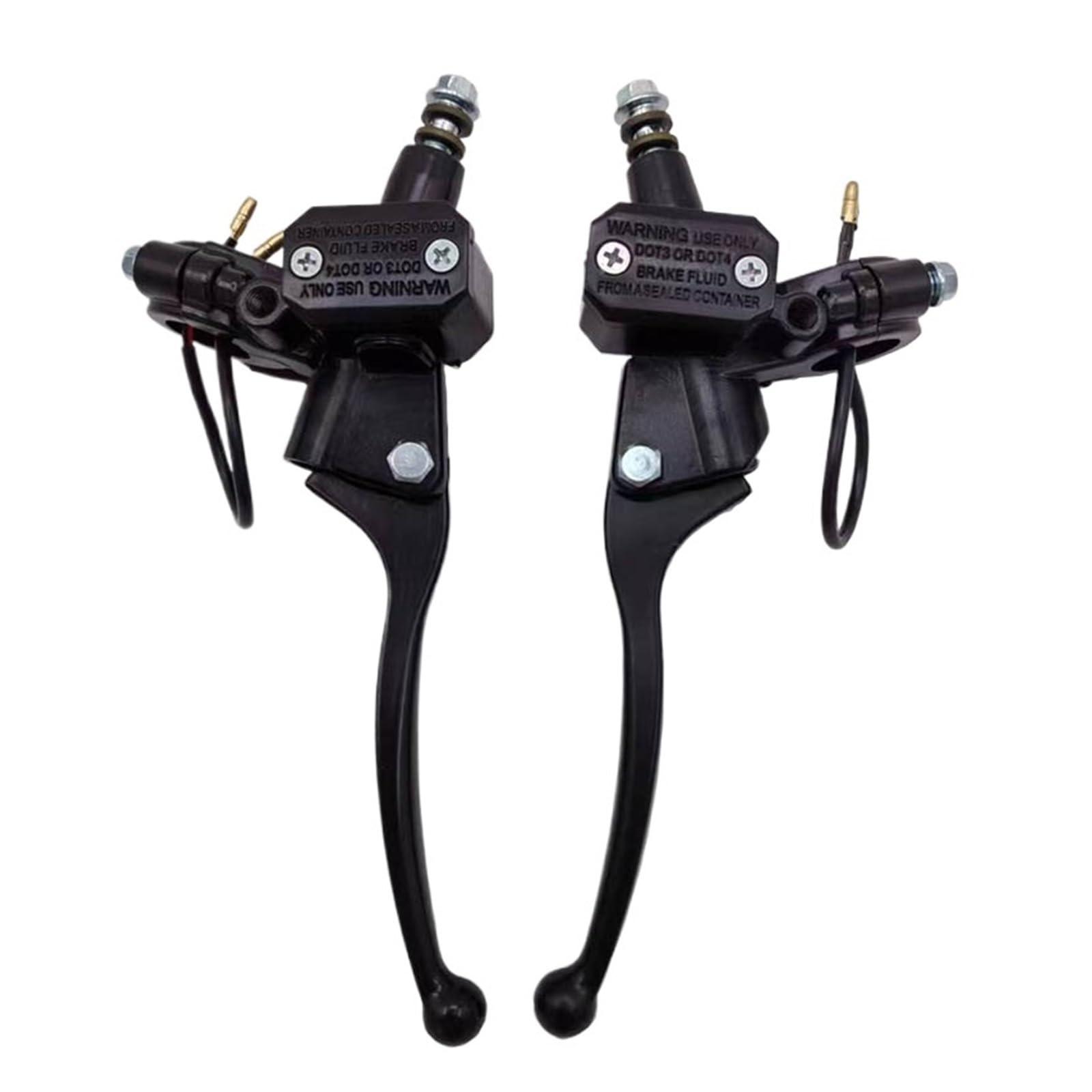 KTEBNWOSD Universal Motorcycle Master Cylinder Brake Clutch Lever Suitable for 50CC-250CC Earth Pit Bicycle Motorcycle Hydraulic Brake Clutchs Levers