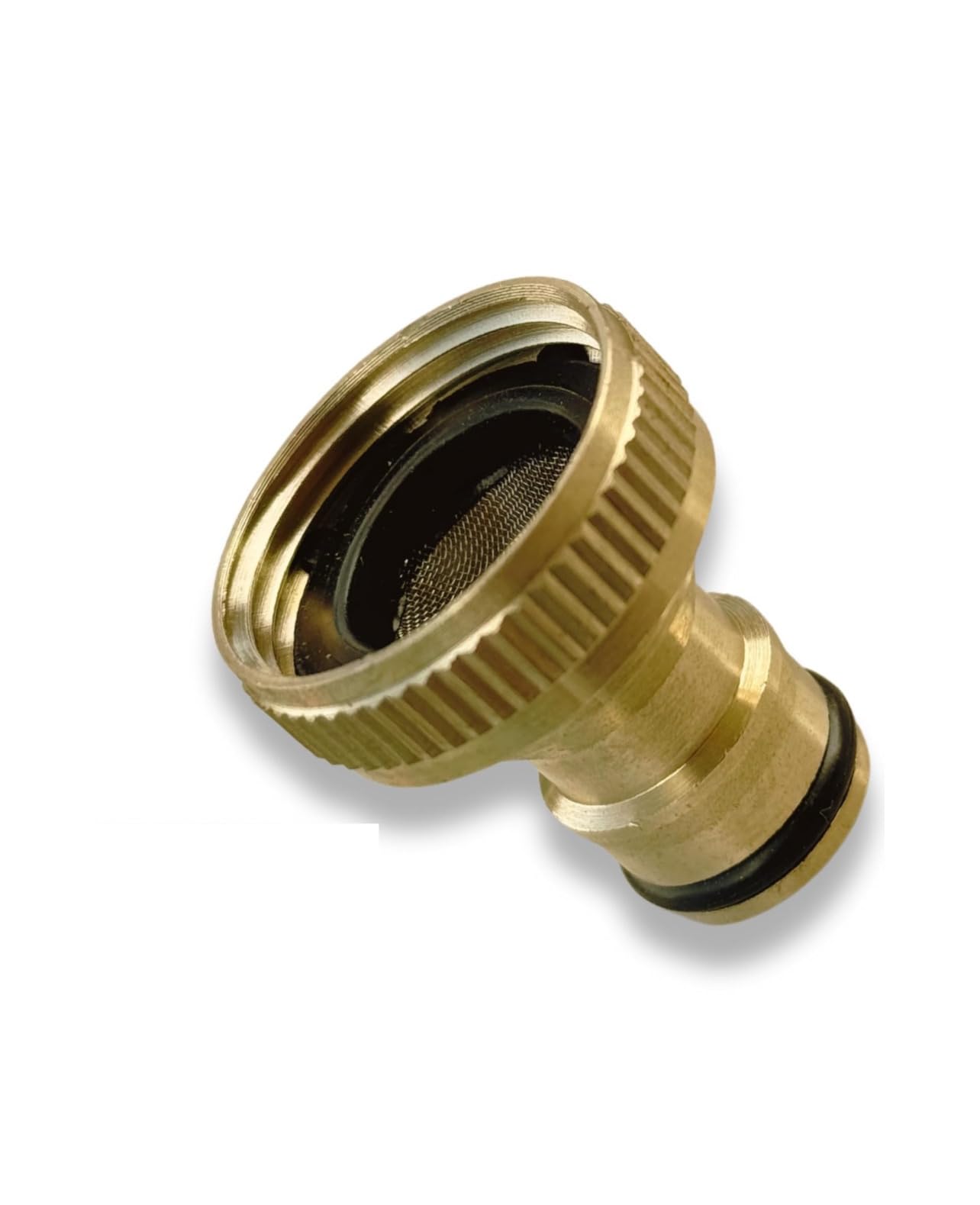Universal Brass Pressure Washer Connector, Golden, Compatible with Only High Pressure Washers Machine,Jet pump Accessories (Pack of-1)-image-1