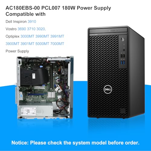 Fuente de alimentación AC180EBS-00 180W compatible Dell miniatura 2