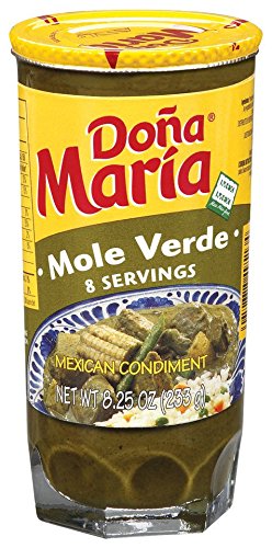 Dona Maria Mole Verde Paste, Verde, 8.25oz