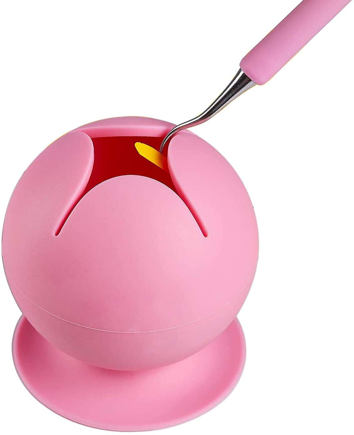 UPTOSuctioned Vinyl Weeding Scrap Collector Plastic Box Storage Organizer Container (Pink)