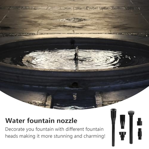 BESTonZON 8 Stück Brunnenpumpendüsen Set, Wassersprühköpfe für Teichbrunnen, Pools, Aquarien und Garten Wasserspiele