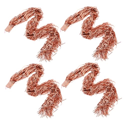 OFFSCH Glow Birthday Backdrop Tinsel Foil Curtains Fringe for Unique Party Decorations