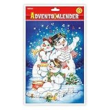Trötsch Adventskalender Schneemann Kapelle Adventskalender mit Türchen: Weihnachtskalender Bildkalender Türchenkalender