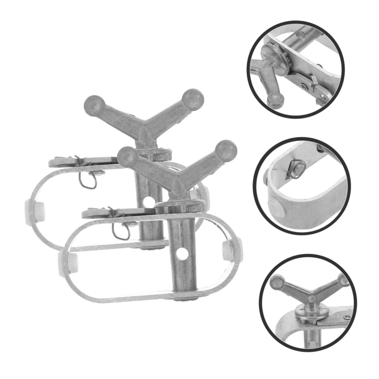 INOOMP 8pièces Tendeur De Câble Métallique pour Tension De Fil Outils De Serrage Robustes pour Clôtures Et Systèmes De Support Acier Résistant