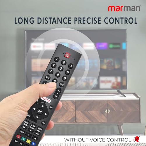 Image of marman Compatible with Panasonic Smart 4K LED LCD HD Tv Remote Control Original with Netflix Function Non Voice Command Without Google Assistant Pairing not Required !