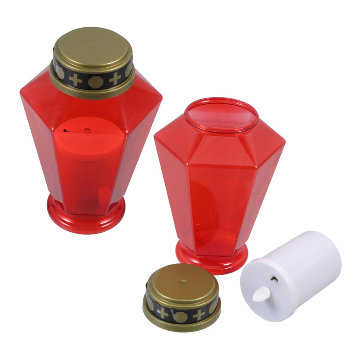 VALICLUD Velas LED sin Llama con interruptor interno para decoración 8