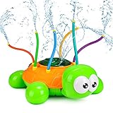 Rotations Wassersprinkler: Mit 6 Schwingrohren in verschiedenen Farben für einen rotierenden Wasserspritzer. Dieser Wassersprühspielzeug kann Wasserströme mit einer Höhe von bis zu 20 cm ausstoßen. Stellen Sie einfach den Wasserdruck ein und solange ein stabiler Druck aufrechterhalten wird, werden Sie viel Spaß haben.