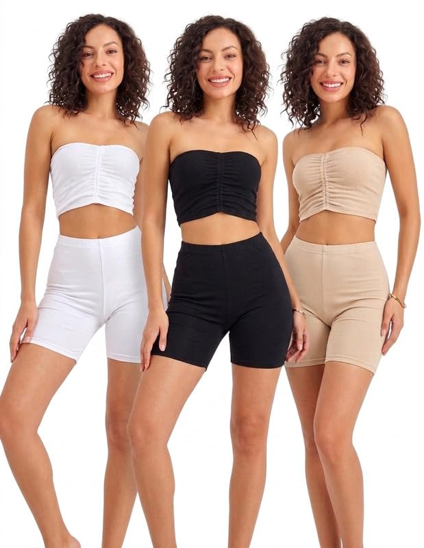 nicsy Women's Underwear shorts Comfortable| Lightweight & Breathable Athletic Shorts for Girls, Yoga, and Daily Sports Underskirts Mid Thigh Boyshorts Cycling, Yoga, Swim Shorts Safety Regular Shorts.-picture-11