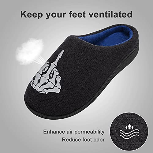 Fuck Off Women's Knitted Cotton Slippers Soft Comfort Warm House Casual Shoes4