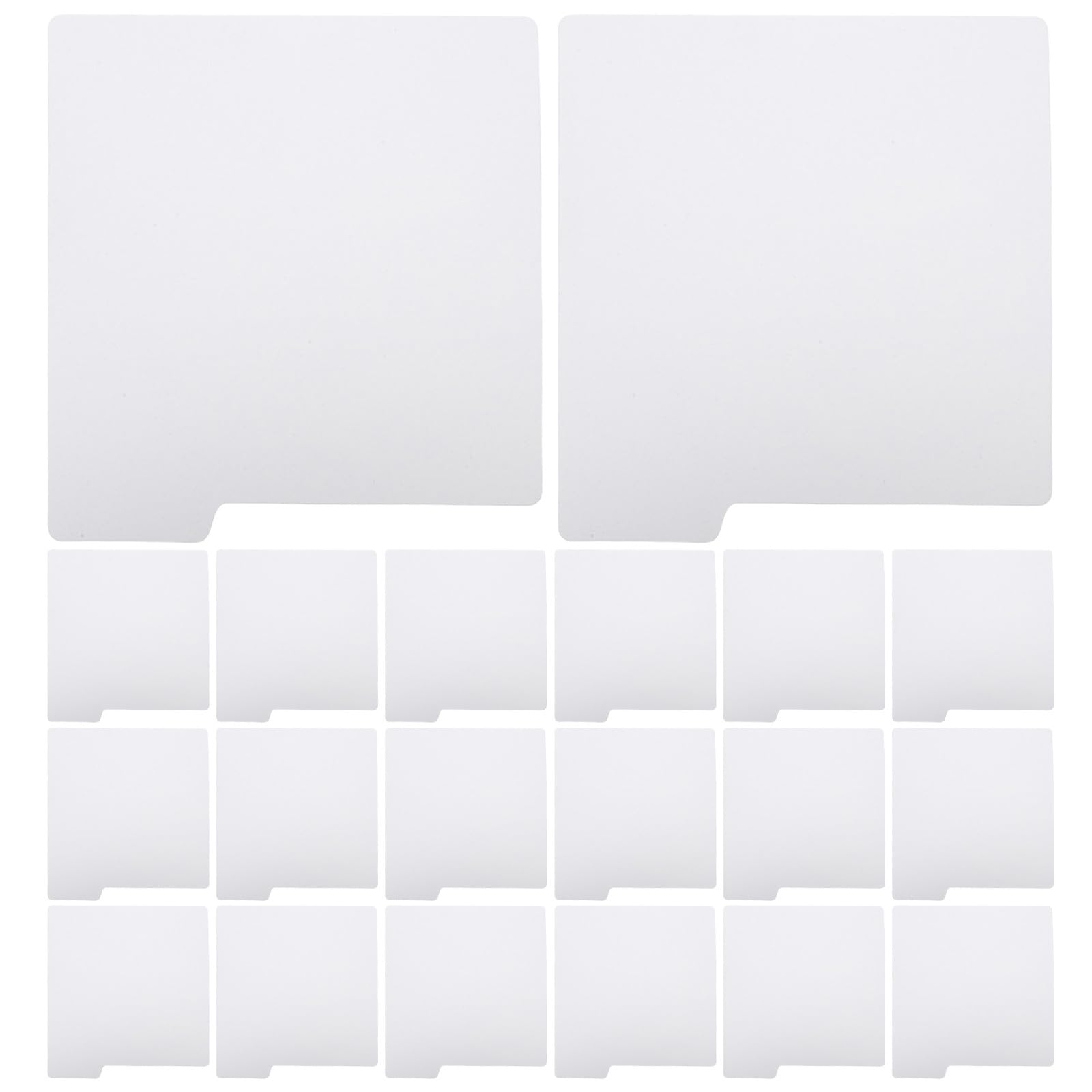 20 intercalaires pour bandes dessinées : séparateurs de rangement en plastique résistant pour bandes dessinées - Onglets de classement pour collection de livres, boîtes courtes et