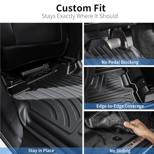 Image of Floor Mats for 2019-2024 Dodge Ram 1500 Crew Cab New Body
