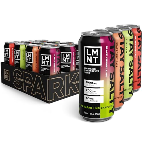 Image of Drink LMNT Sparkling Electrolyte Drink - Variety Pack | 12-Count