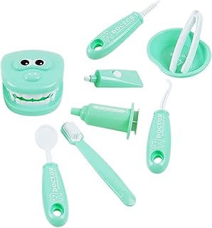 Vaguelly 1 Set Simulation Dentist Medical Role Play Kit for Boys and Girls Safe Plastic Tools and Storage Box Educational ...
