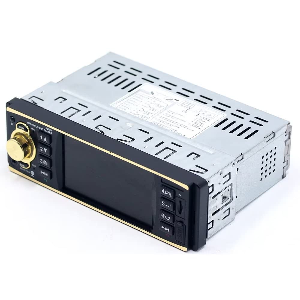 Radio de coche 1 DIN con pantalla táctil de 4 pulgadas, GPS, USB y reproductor MP5 de 12V