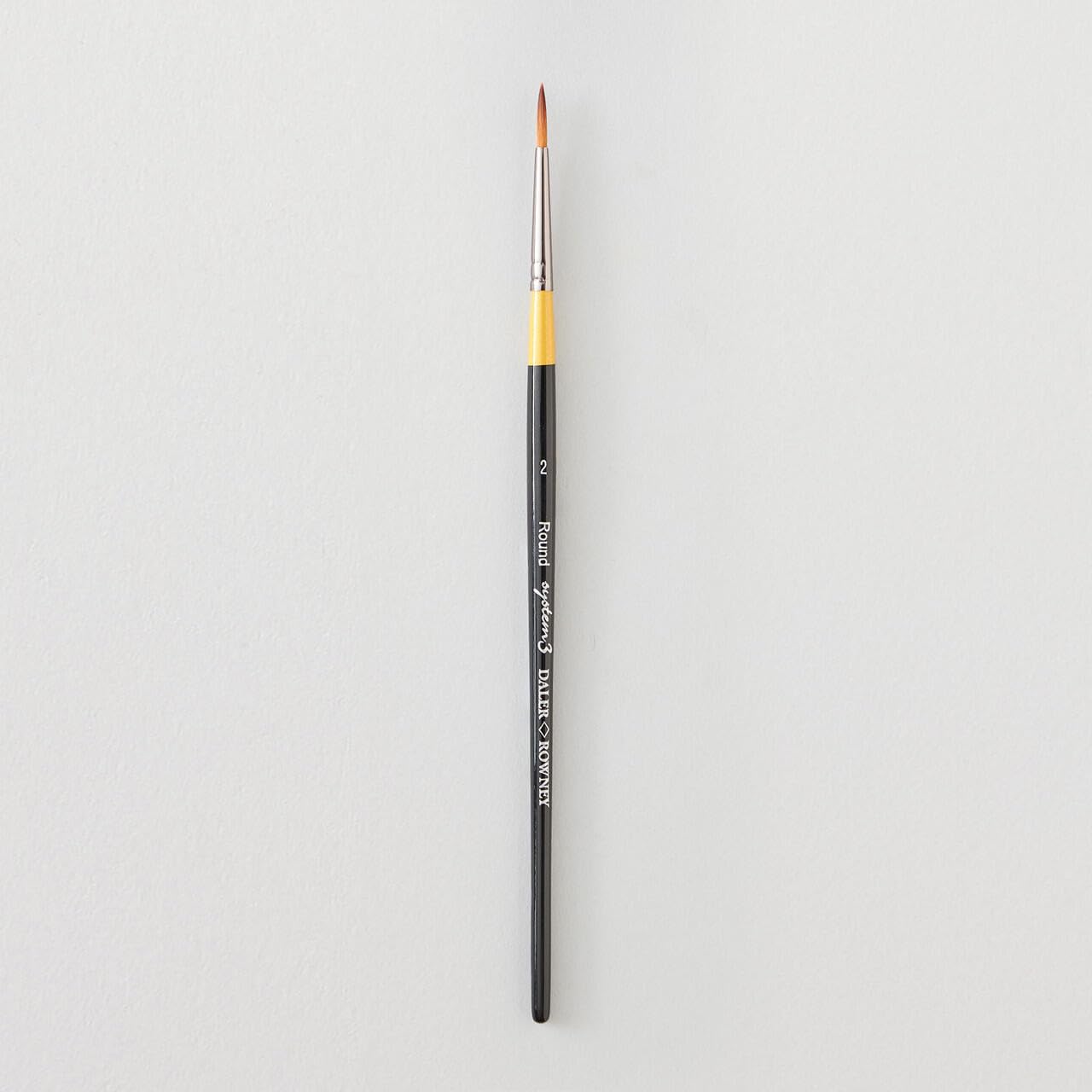 Daler-Rowney System3 Synthetic Round Brush - Size 2 - Short Handle
