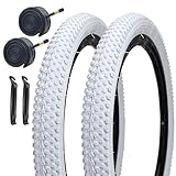 SIMEIQI 2 Pack 12x2.125 Bike Tires and Tubes for Kid's Bicycle Replacement Tyres Compatible with 12x1.75/2.125 Inner Tubes (12X2.125)