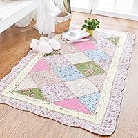 北欧 キルティング ラグ ラグマット カーペット キルト花模様ミッドセンチュリー 51CHxZPCE5L._SS200_.jpg