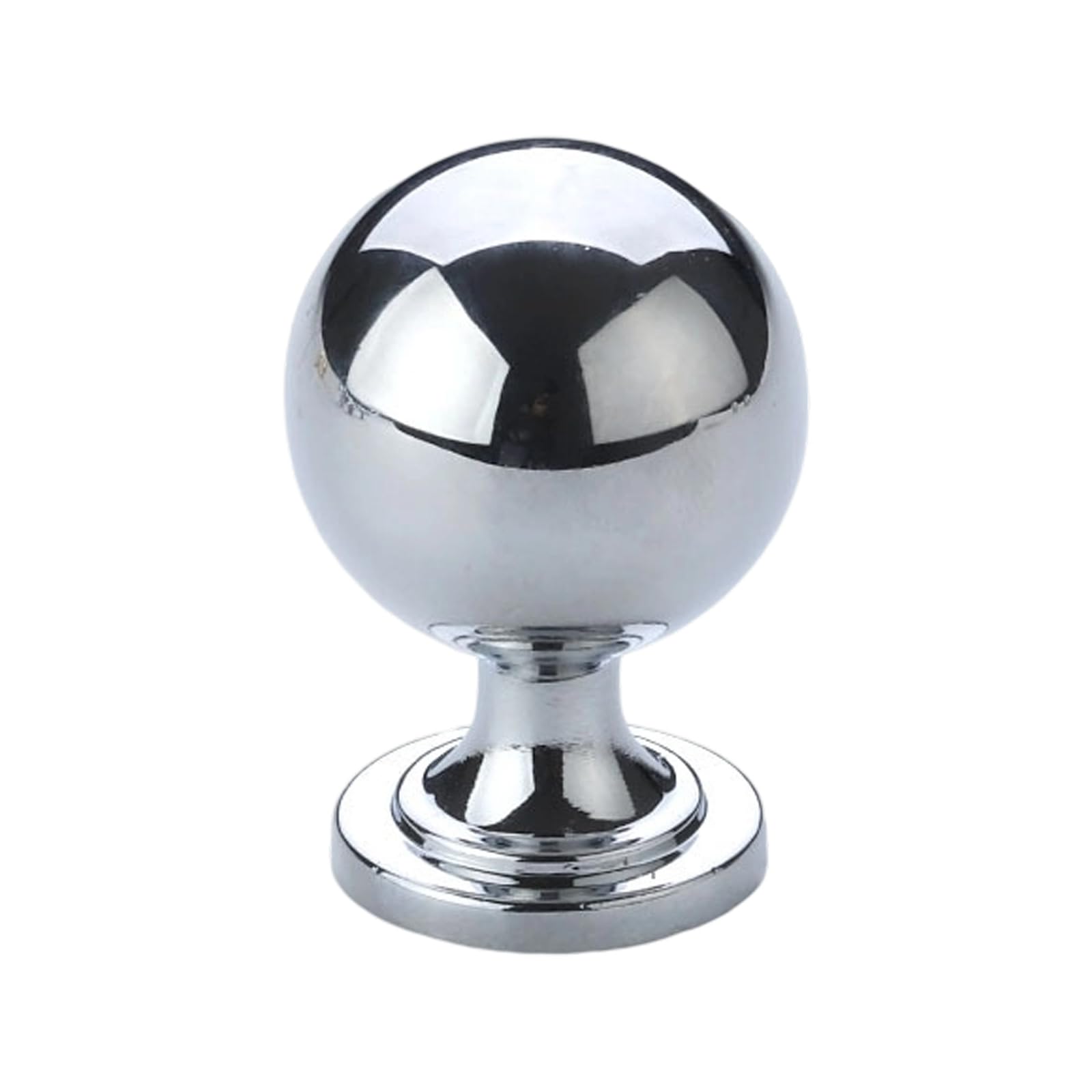 Tsophreniq Silver 6Pcs Zincs Alloy Dressers Knob Kitchen Cabinet Door Handle Wardrobe Pulls Round Ball Drawer Knob Furniture Hardware Round Ball Shape Drawer Handles Dressers Replacement