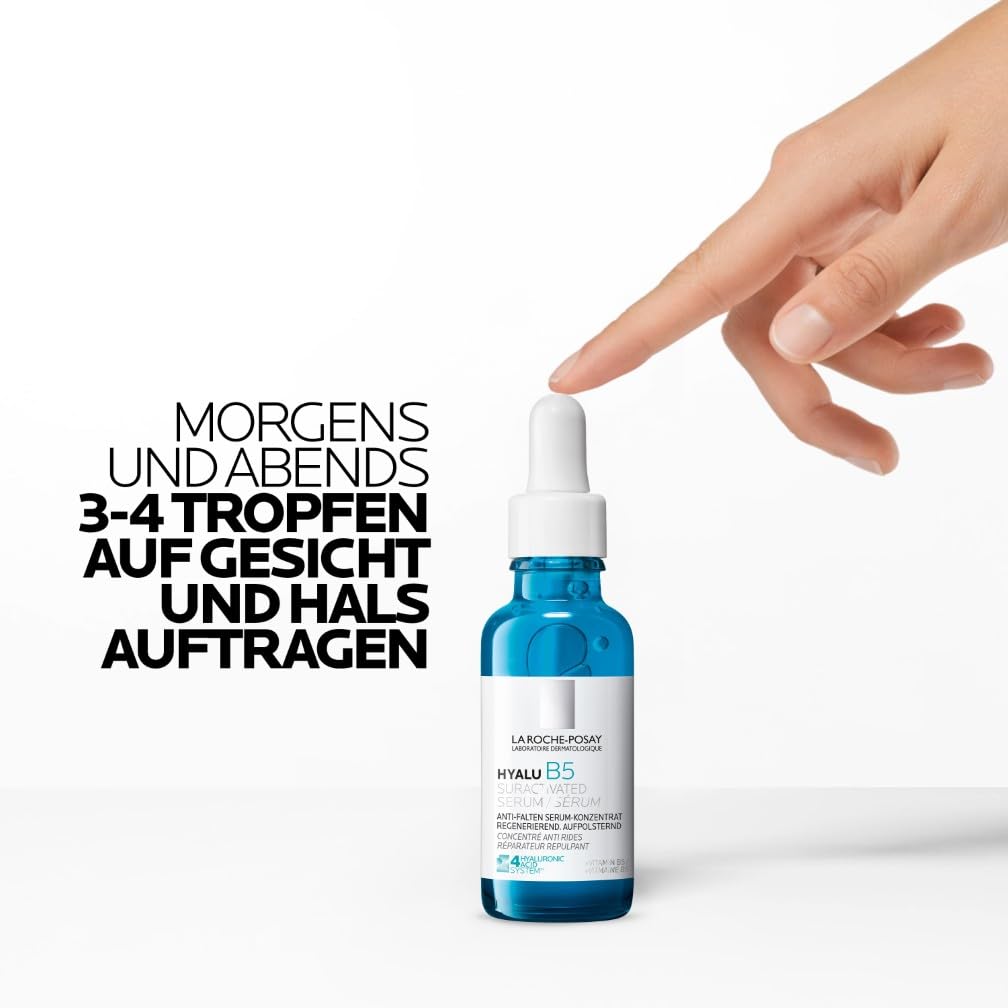 La Roche-Posay Hyalu B5 Serum, Regenerierendes, aufpolsterndes Serum, Anti-Aging Serum, Mit Hyaluronsäure und Provitamin B5
