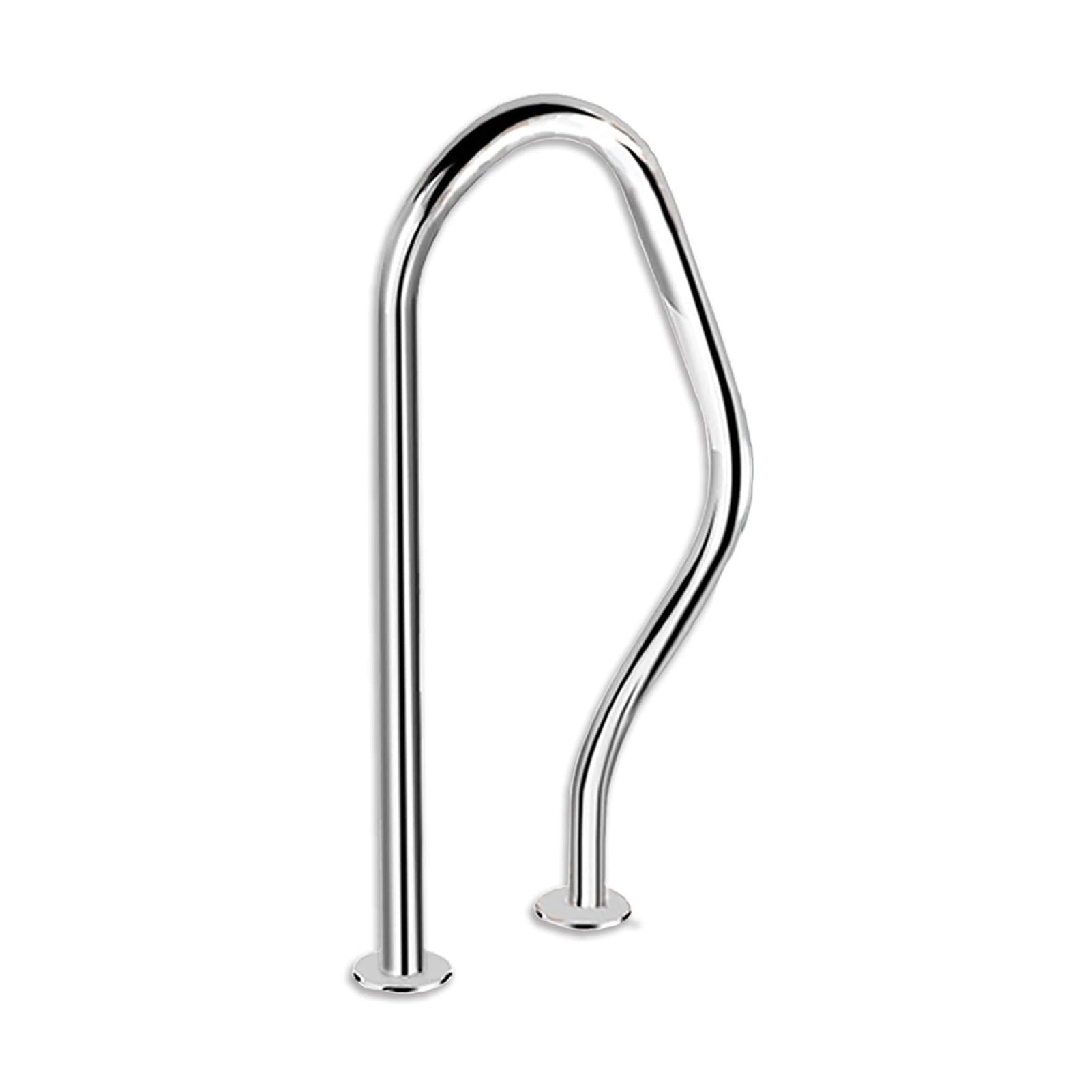 TYYCKJ Pool Handrail, 31.5×18.5in Stainless Steel Pool Railing, 330 Lb Load Capacity, Suitable for Spas, Outdoor Baths, and Underground Pools
