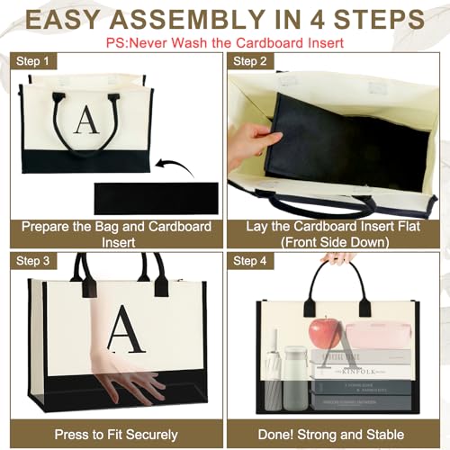 Bolso Tote de Lona Personalizado con Tabla Inferior Extraíble miniatura 6