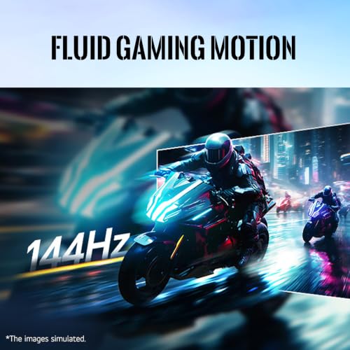 Image of LG 27 inch Gaming Monitor, Full HD 1080p IPS Display, 144Hz Refresh Rate, 1ms MBR, NVIDIA G-Sync Compatible & AMD FreeSync, HDR10 sRGB 99%, Built-in Speakers, HDMI& DP, Height & Tilt Adjustable Stand