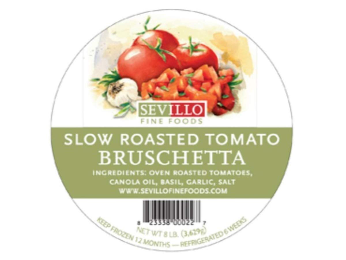 Sevillo Fine FoodsClassic Slow Roasted Diced Bruschetta Tomato, 8 Pound -- 1 each.