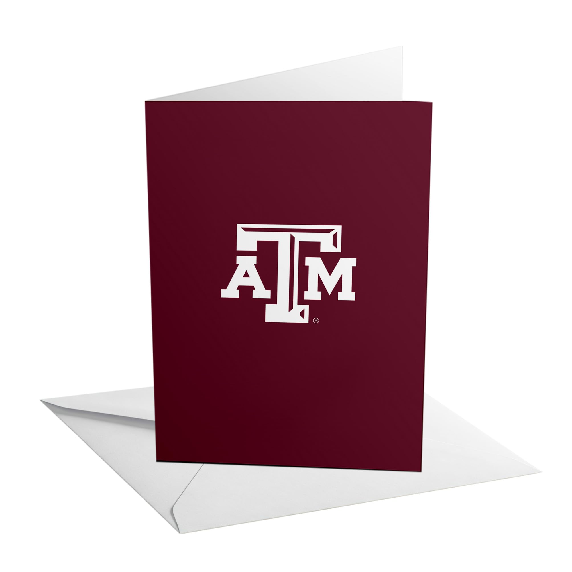 Desert Cactus Texas A&M University 5x7 Inch Greeting Card Aggies TAMU Single Folded Cardstock with Envelope Party Celebration Officially Licensed (5x7