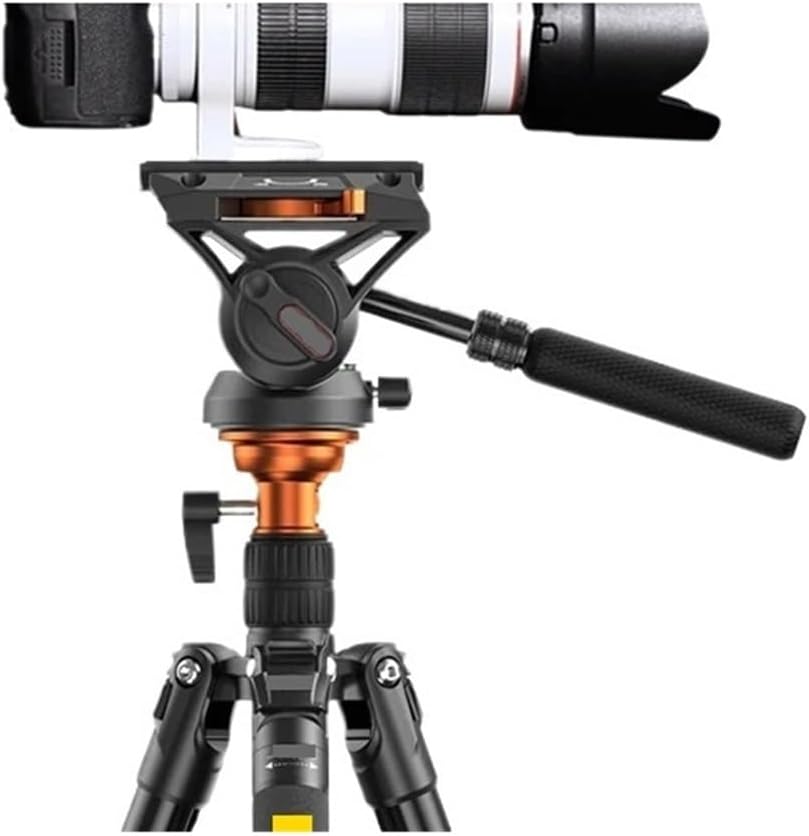三脚、 FF06S 流体ヘッド三脚ビデオカメラ一脚クイックリリースプレート付き、互換性がありますDJI Canon Nikon So