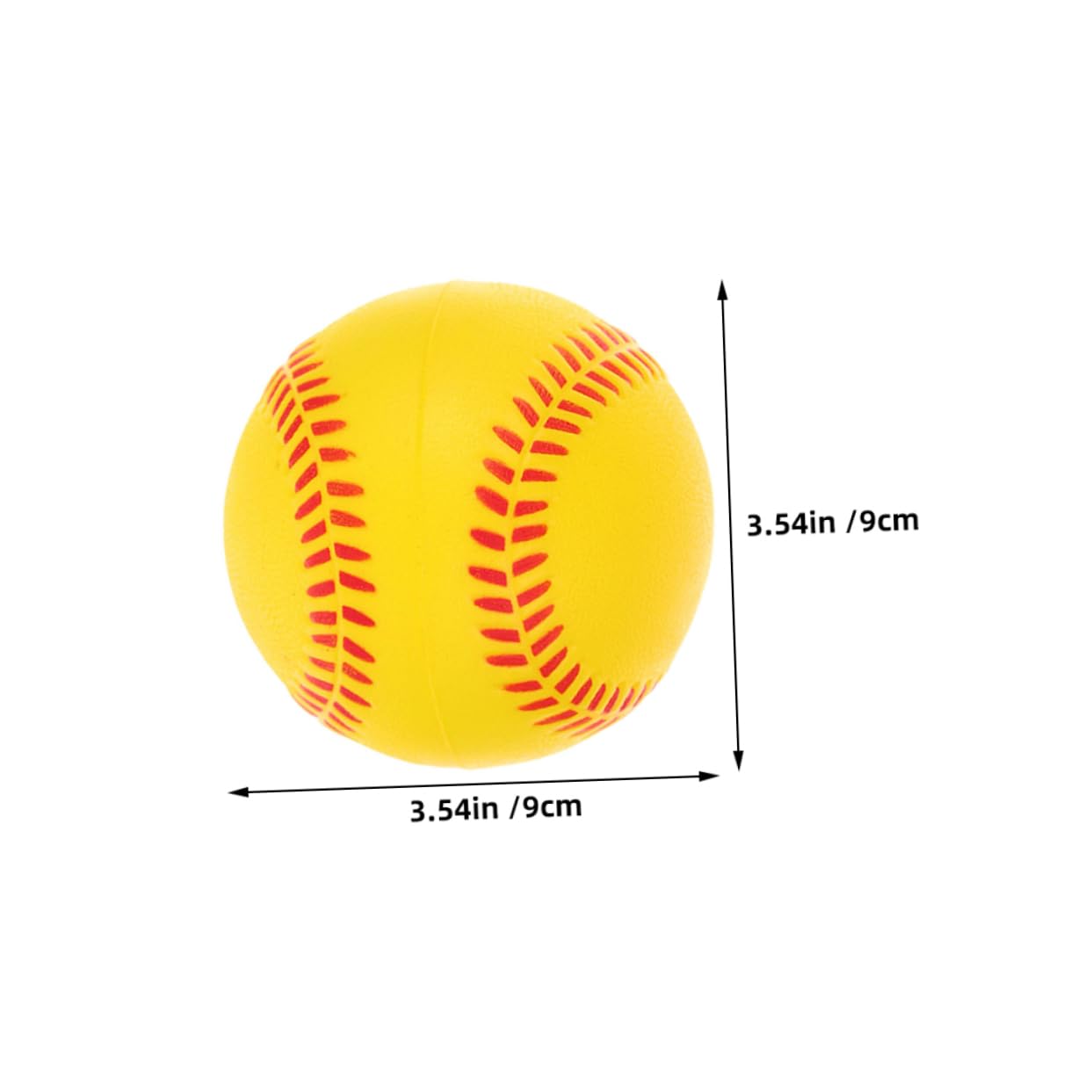 BESPORTBLE 6pcs Soft Foam Baseballs for Indoor Training Safe and Lightweight Softballs for Boy Girl for Catching Throwing and Hitting Practice for Beginners and Young Learners