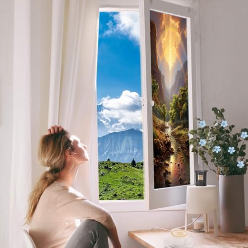 Vinilo adhesivo para ventana efecto vidrio esmerilado 15.7x23.6 pulg miniatura 4