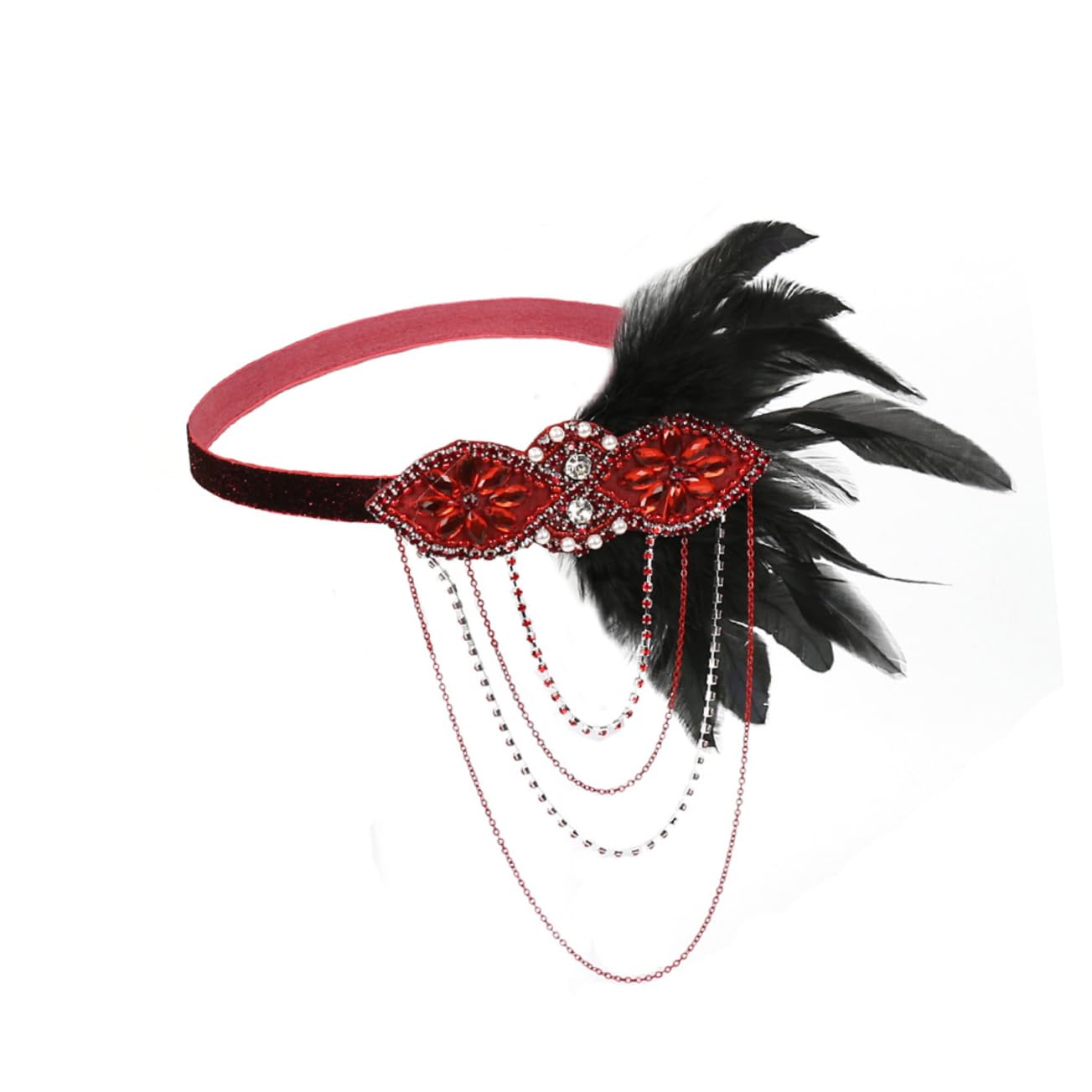 minkissy 3piezas Diadema De Cadena Borlas Para Mujeres Accesorios Elegantes Para Fiesta Bailes y Ocasiones Especiales Tocado Ligero y Cómodo Para Novias y Fotografía