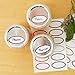 RSVP Oval Canning & Jelly Jar Labels, Small, 48 Count