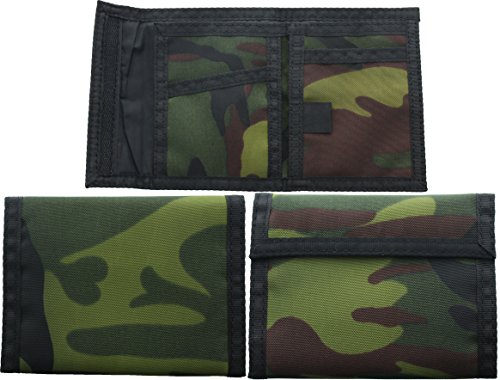 Tri Fold Nylon Military Commando Army Wallet Water Resistant 2-Pack2