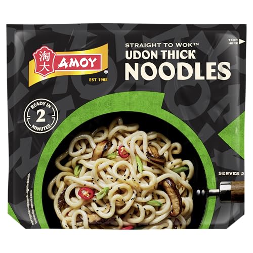 Amoy Straight To Wok Udon Thick Noodles 2 x 150 g