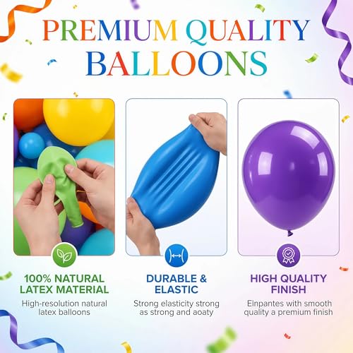 Image of Balloon Column Kit for Floor-Balloon Columns with Stand, Base and Pole,Balloon Tower Backdrop Decoration for Wedding, Baby Shower, Birthday Party, or Bachelorette Parties (MULTICOLOR)