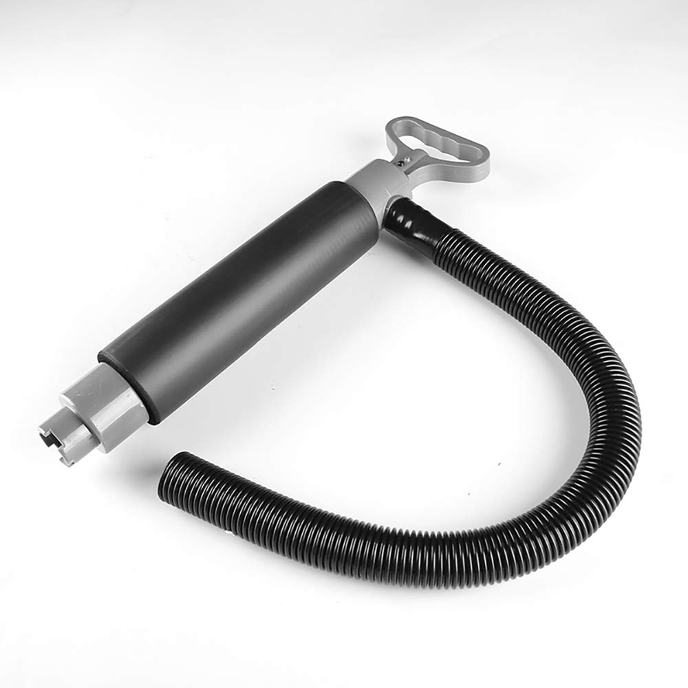 Kayak, pompa di sentina galleggiante, pompa manuale portatile per kayak, canoe e accessori per barche (argento grigio)