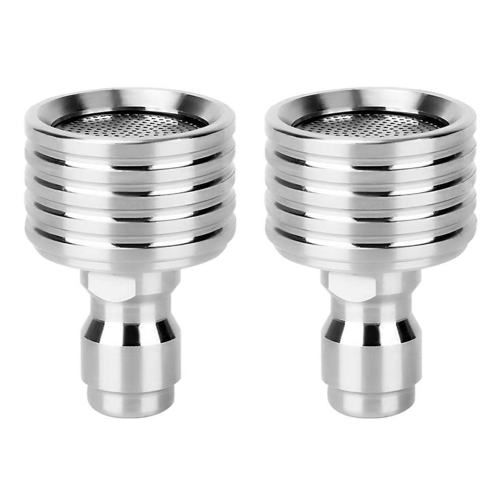 Power Washer Shower Nozzle, 2PCS High Pressure Washer Tips with 1/4 Inch Quick Release Fittings for Garden Patio Watering Automobile Washing