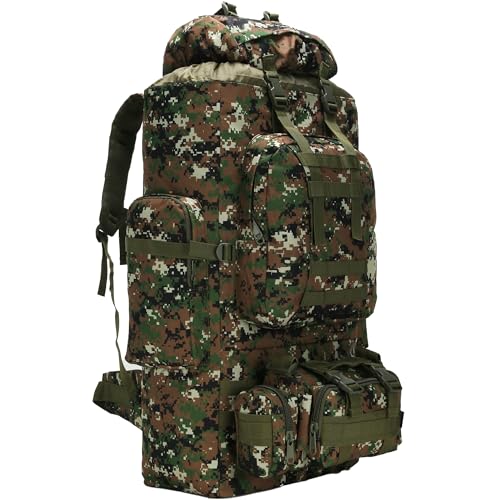 King'sGuard 100L Camping Caminhadas Mochila Molle Mochila Militar Camping Mochila Mochila