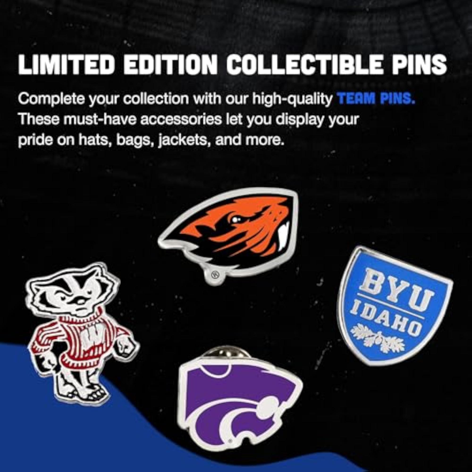 University of Kansas Enamel Lapel Pin, Officially Licensed